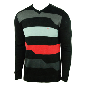 Mens Reef Global Surfers Knit. Black
