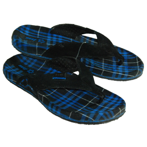 Mens Reef Hamik Flip Flops. Black Royal