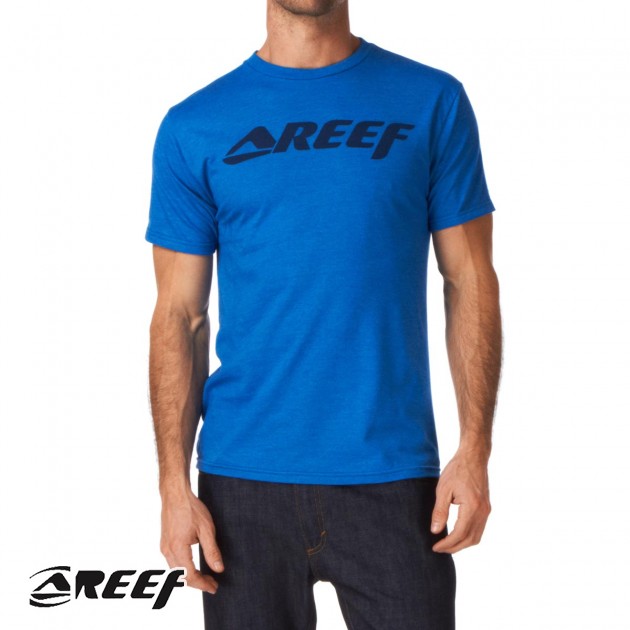 Reef Mens Reef Sea Of Neptune T-Shirt - Royal/Herather