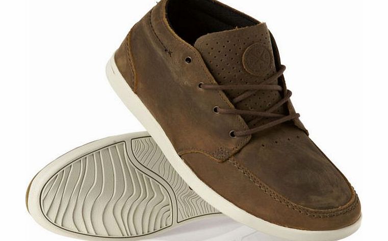 Reef Mens Reef Spiniker Mid NB Shoes - Brown