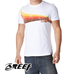 Reef T-Shirts - Reef Surf Sun Sand T-Shirt - White