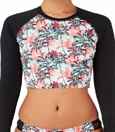 Reef Womens Reef Palm Surf Rash Vest - Multi