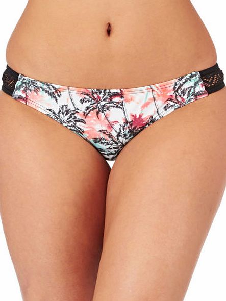 Reef Womens Reef Palm Tab Side Bikini Bottom - Multi