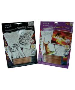 Reeves By Numbers Introduction to Pencils - Twin Pack