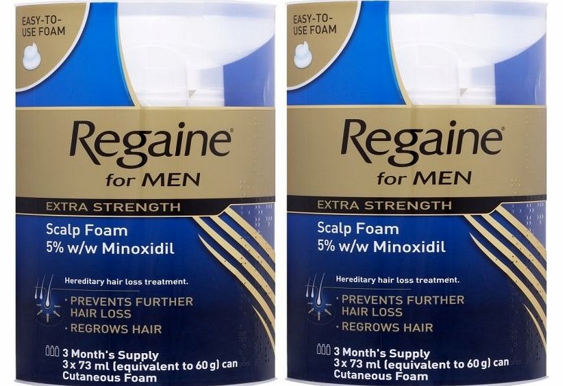 Regaine Foam For Men - 6 Month Supply