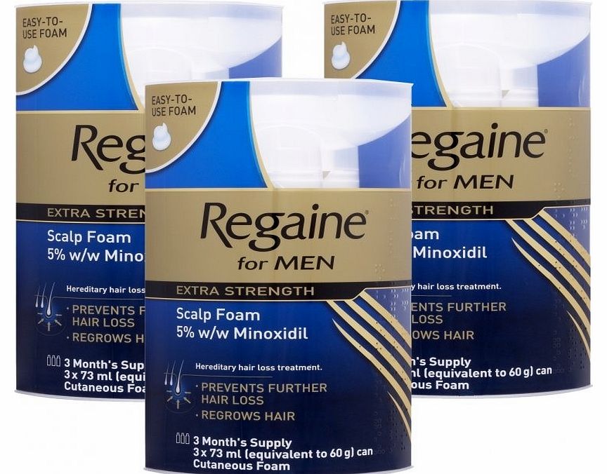 Regaine Foam For Men - 9 Month Supply