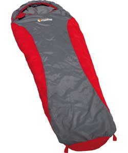 Regatta 250gsm Red/Grey Mummy Sleeping Bag -