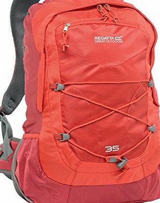 Regatta Atholl 35 Litre Daypack Rucksack Backpack EU117 Red Mens