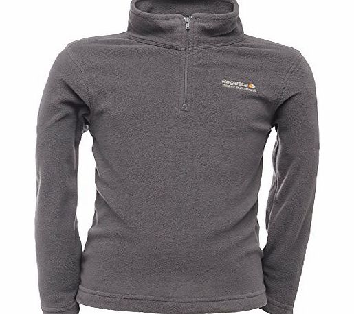 Regatta Boys Hotshot Fleece - Seal Grey, Size 3-4