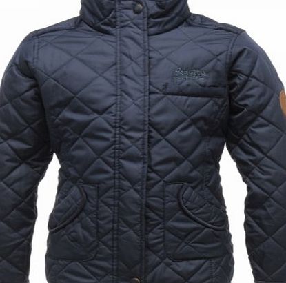 Regatta Girls Giddyup Insulated Jacket - Navy/Navy, Size 7-8