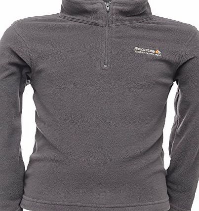Regatta Girls Hotshot Fleece - Seal Grey, Size 11-12