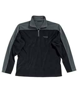 regatta Mens Lasso Black Fleece Jacket - Extra Large