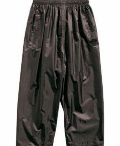 Regatta  CHILDRENS FULLY WATERPROOF TROUSERS - ALL AGES (AGE - 5/6, BLACK)