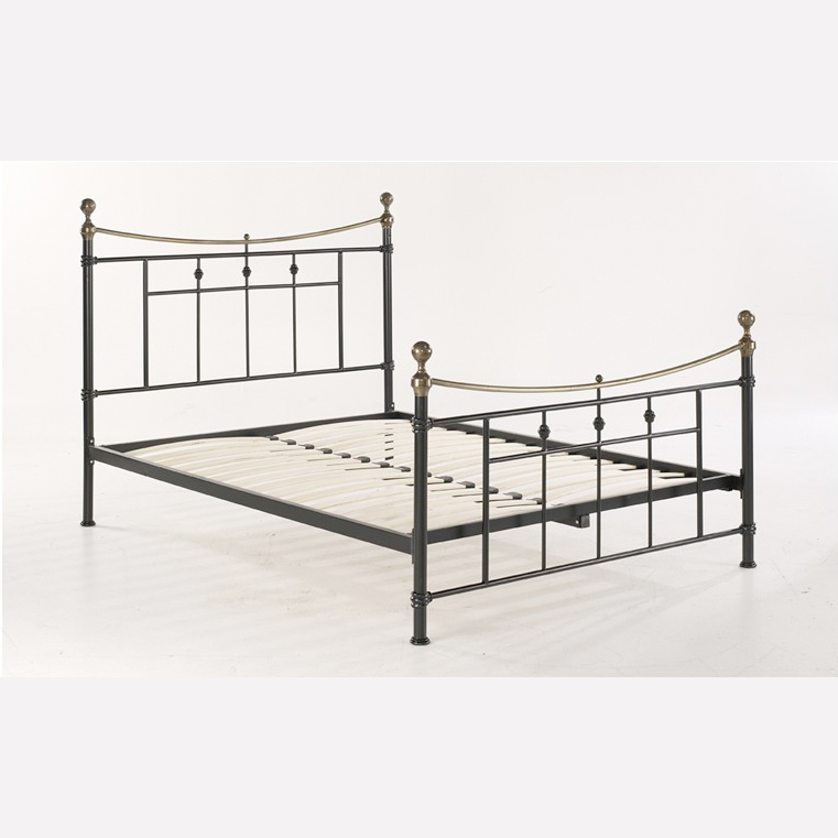 Regency Double Black Bedstead