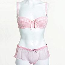 Reger by Janet Reger Black mesh shortie