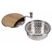 REGINOX Round Bowl Sink and Drainer Kit