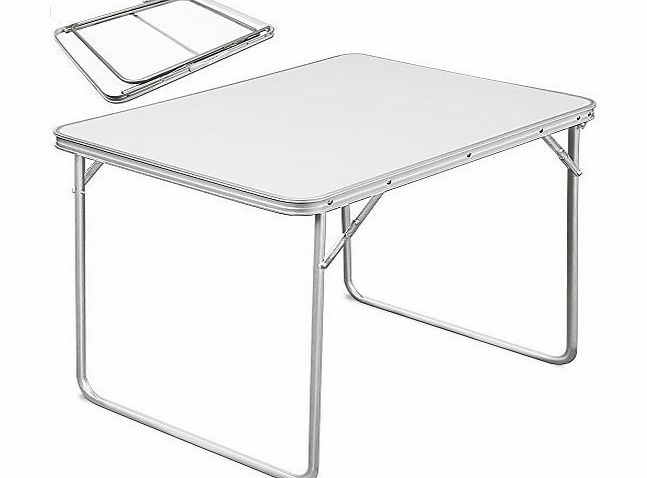Relaxdays Foldable Suitcase Table - Portable Camping and Picnic Table