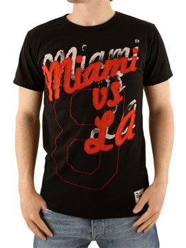 Religion 2nd Edition Black Miami Vs LA T-Shirt