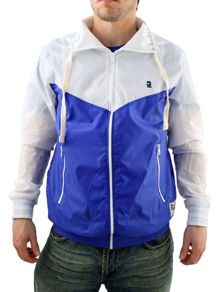 Blue/White Windcheater Jacket
