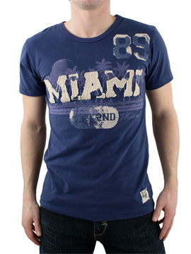 Navy Miami T-Shirt