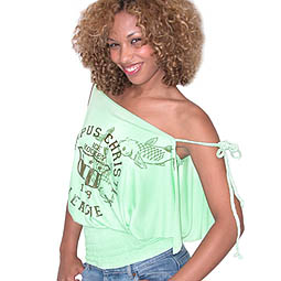 Religion Corpus Christi Wide Neck Top