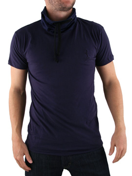 Religion Peacoat Battle Cowl Neck T-Shirt