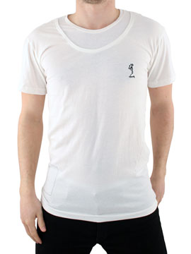 Religion White Double Collar T-Shirt