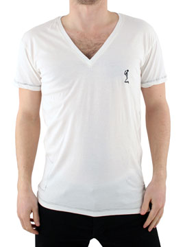 Religion White V-Neck T-Shirt