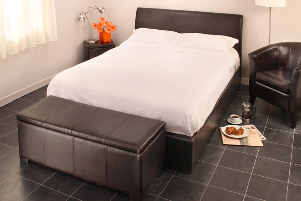 Belmont Leather Bed Frame Kingsize 150cm