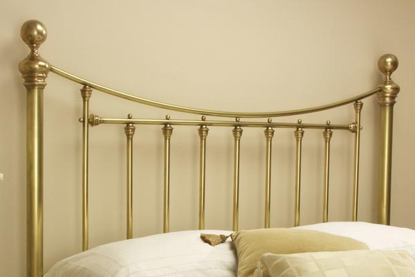 Relyon Beds Dorset Classic Antique Brass Headboard Super