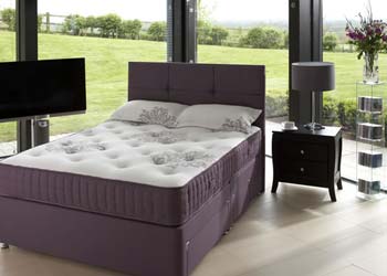 Relyon Contemporary Slim Headboard in Purple