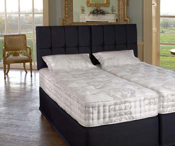 Relyon Deep Buttoned Bed Fixing Headboard in Navy