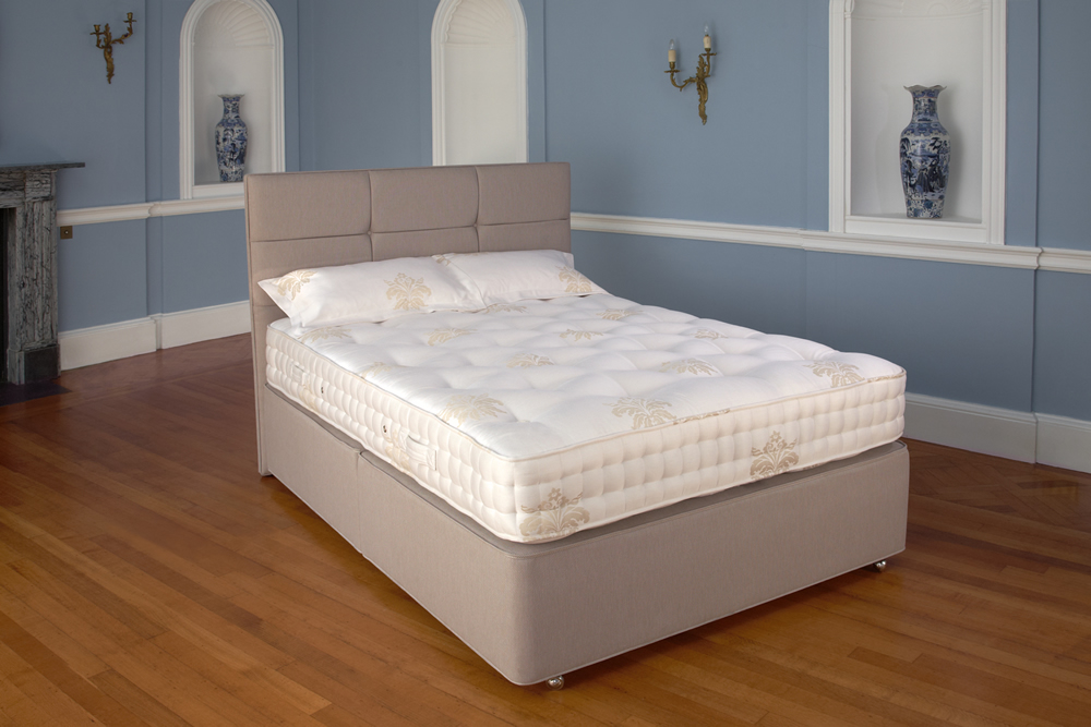 Relyon Marlow Pocket 1400 Divan Bed, King Size,