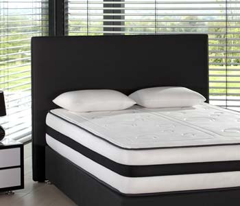 Relyon Modern Wide Headboard in Black