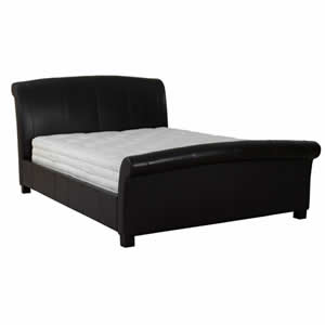 Relyon Monza 4FT 6 Double Leather Bedstead
