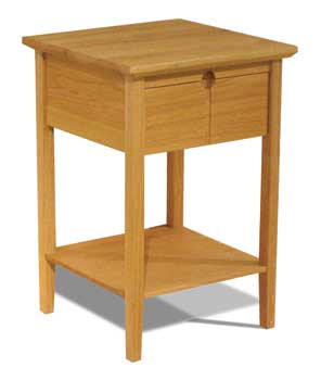 New England 1 Drawer Bedside Table