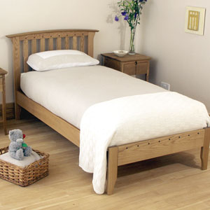 Relyon New England 3ft Single Solid American Oak Bedframe