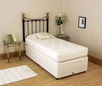 Relyon Newlyn Backcare Padded Top Divan and Medium Mattress