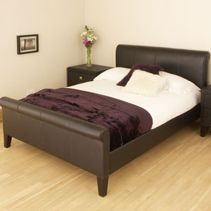 Relyon Sedona 5FT Kingsize Leather Bedstead