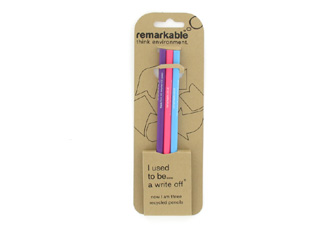Remarkable 3 Recycled HB Pencils