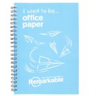 Remarkable Case of 10 Remarkable Recycled Paper Note Book