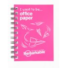 Recycled Packaging Notebook (A6 Pink)