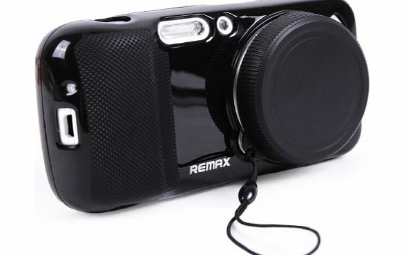 Remax  Protective Soft Black Case w Camera Lens Cover for Samsung Galaxy S4 Zoom SIV C101 in 4 Colors