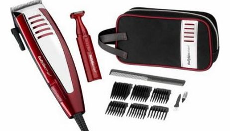Remington BaByliss for Men Deluxe Hair Clipper Gift Set A Sleek Professional Mains Hair Clipper
