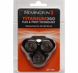 Remington SPTF2 SP-TF2 R8150 amp; R5130 Titanium 360 Replacement Mens Shaver Rotary Head Cutter amp; Frame Pack