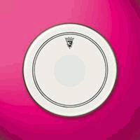 Remo Powerstr. 3 Clear w/dot Drumhead 13