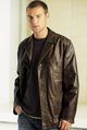 REMUS UOMO leather reefer jacket