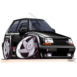 renault 5GT Turbo - Black T-shirt