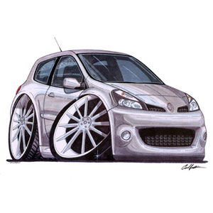 renault Clio 197 - Silver T-shirt