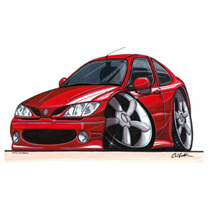 renault Megane Coupe - Red T-shirt